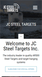 Mobile Screenshot of jcsteeltargets.com